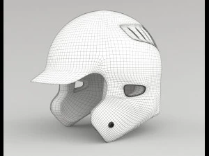 Baseball Helmet PBR 3D Model