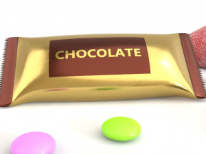 Chocolate and candies pbr 3D 模型