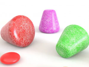 Chocolate and candies pbr 3D Model