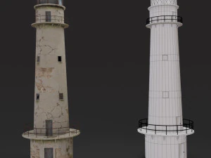 Abandoned Lighthouse 3D Model