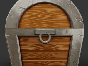 Stylized treasure chest 3D Модель