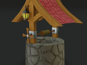 Stylized Well 3D-Modell