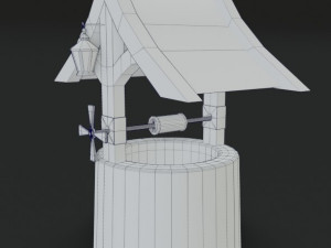 Stylized Well 3D मॉडल