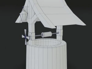 Stylized Well 3D Model