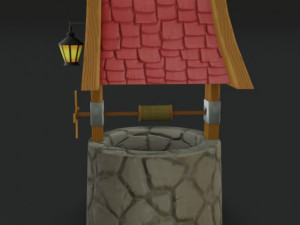 Stylized Well 3D मॉडल