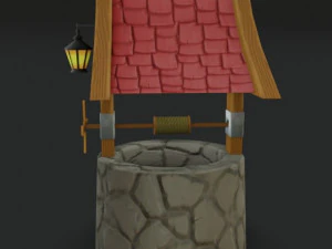 Stylized Well 3D Model