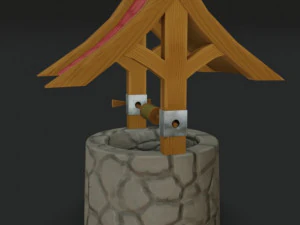 Stylized Well 3D Model