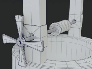 Stylized Well 3D Model