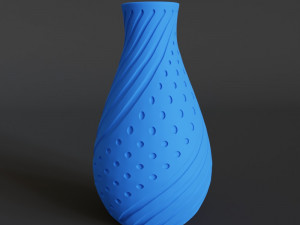 Beautiful Spiral Vase 3d Print 3D Baskı Modeli
