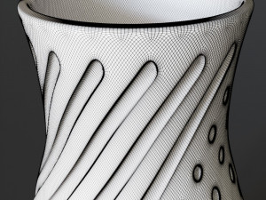 Beautiful Spiral Vase 3d Print 3D Baskı Modeli