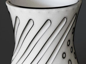 Beautiful Spiral Vase 3d Print 3D Print Model