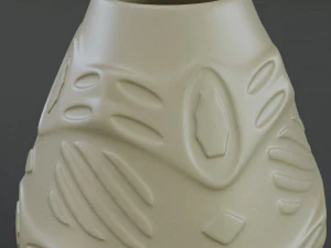 Carved Vase design 3D Print Model