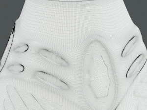 Carved Vase design 3D Print Model