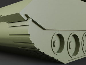 Tank shaped pencil holder 3D Принт Модель
