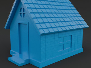 Cartoon House 3d printable 3D Print Model