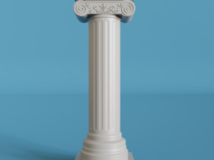 Roman column candle holder 3D 프린트 모델