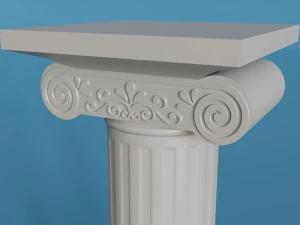 Roman column candle holder 3D Print Model
