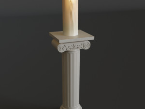 Roman column candle holder 3D-Druckmodell