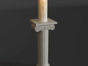 Roman column candle holder 3D Print Model