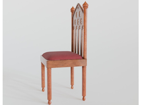 Medieval chair 3D मॉडल