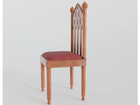 Medieval chair 3D Model