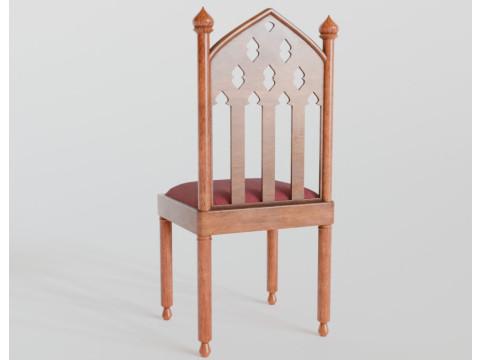 Medieval chair 3D मॉडल