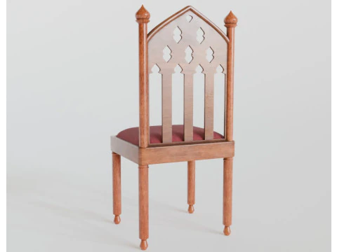 Medieval chair 3D Model