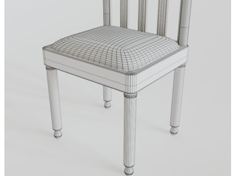 Medieval chair 3D मॉडल