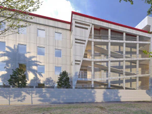 hospital facade 3D Model