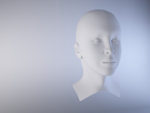 Head of woman Modello 3D