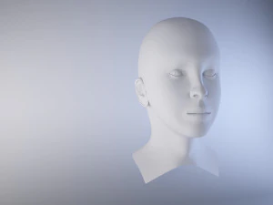 Kopf einer Frau 3D Modell
