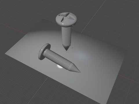 Tornillos de estrella Model 3D