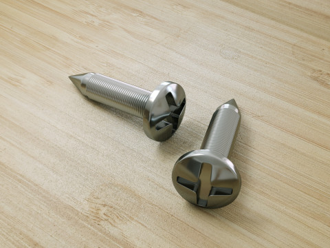 Tornillos de estrella Modello 3D