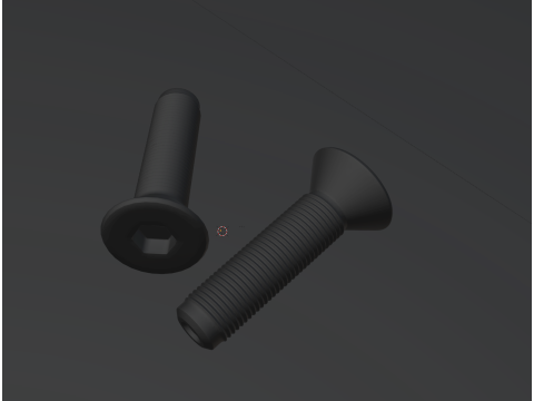 Tornillo allen 3Dモデル