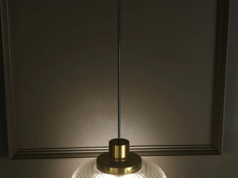 SOLKLINT ランパラ デ テクノ ラタン ビデオ 透明 グリス 22 cm 3Dモデル