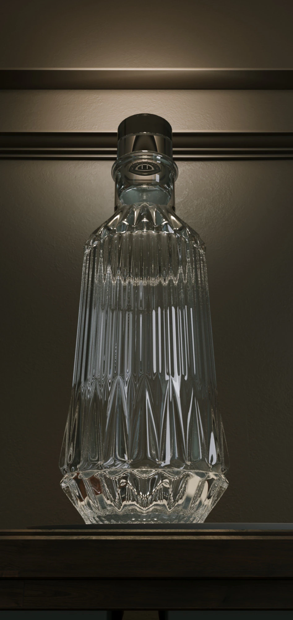 SLLSKAPLIG Botellatapn vidrio incoloro-con motivos 09 l 3D Model .c4d .max .obj .3ds .fbx .stl .blend 