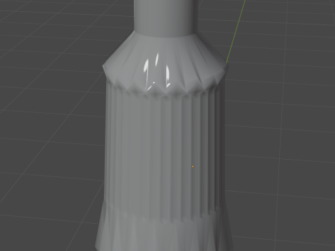 SLLSKAPLIG Botellatapn vidrio incoloro-con motivos 09 l 3Dモデル