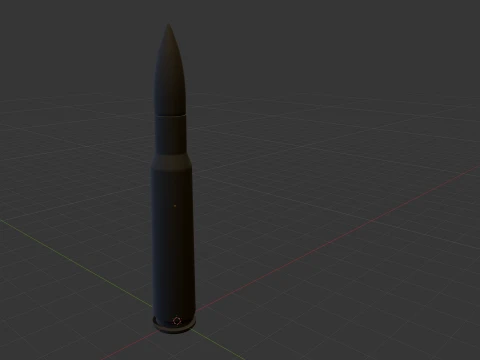Kogelkaliber 50 3D Model