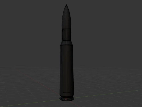 Bullet calb 50 3D Model