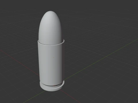 Parabellum van 9 mm 3D Model