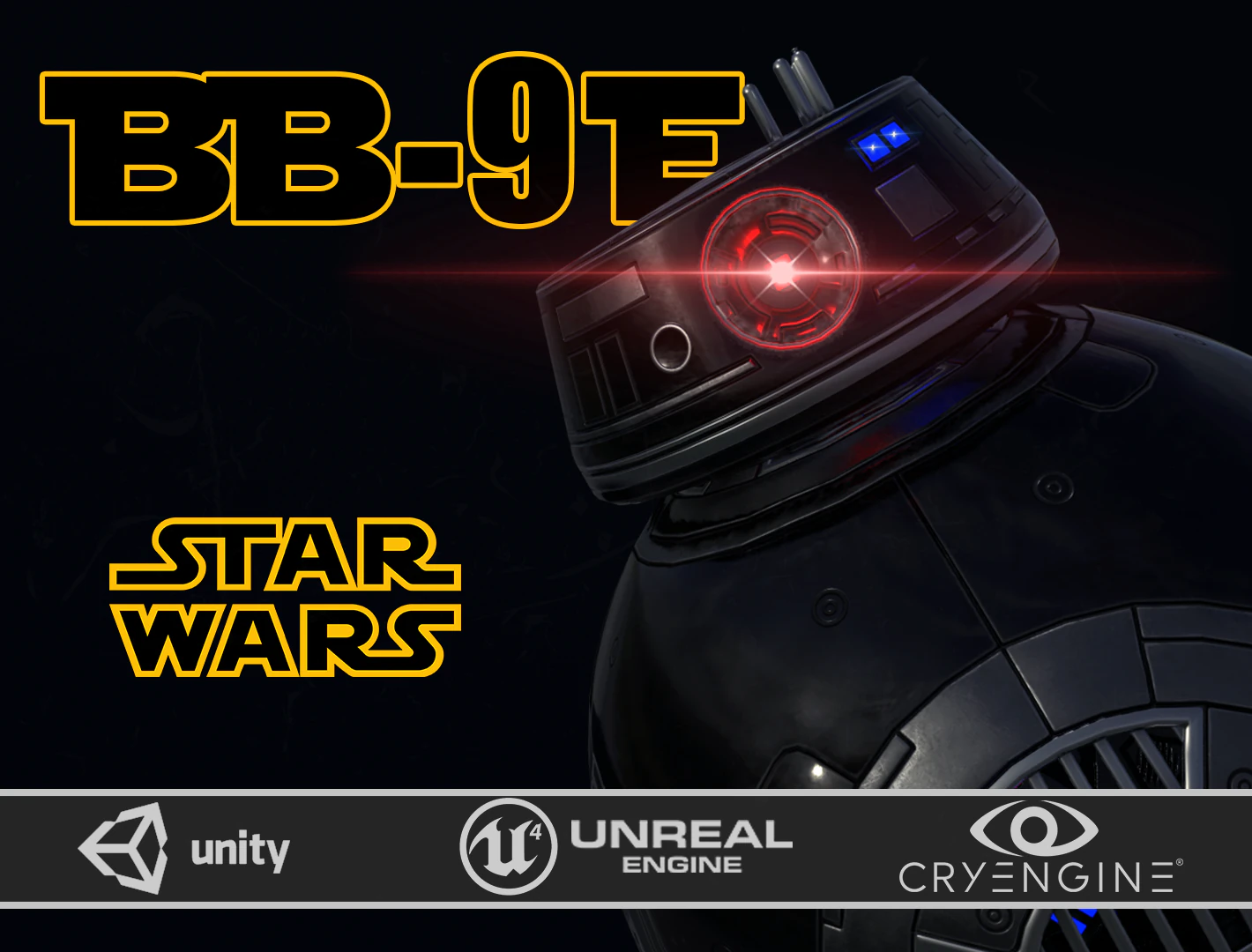 bb-9 e imperial color 3D Model .c4d .max .obj .3ds .fbx .stl .blend