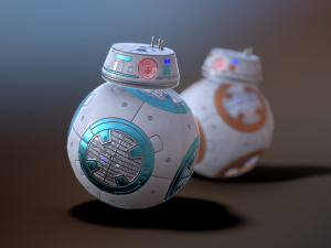 bb-9 e rebels two skins 3D Model