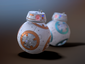 bb-9 e rebels two skins 3D Model