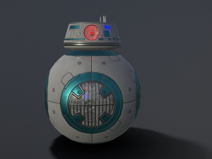 bb-9 e rebels two skins 3D Model