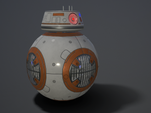 bb-9 e rebels two skins 3D Model