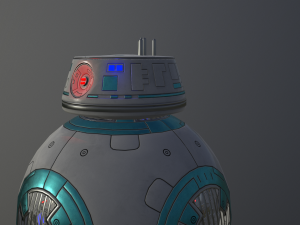 bb-9 e rebels two skins 3D Model