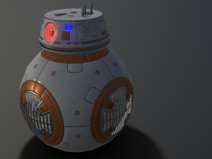 bb-9 e rebels two skins 3D Model