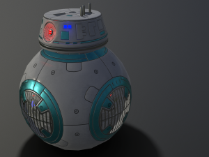 bb-9 e rebels two skins 3D Model