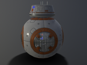 bb-9 e rebels two skins 3D Model