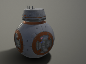 bb-9 e rebels two skins 3D Model
